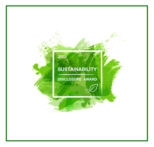   ได้รับการประเมิน Sustainability Disclosure Recognition ต่อเนื่องเป็นปีที่ 4